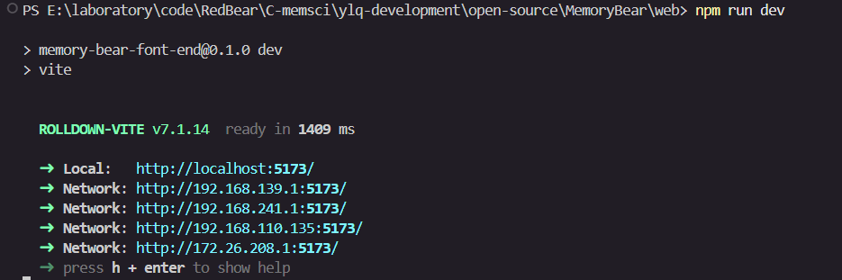 Frontend Start